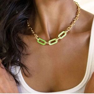 Ettika,NWT, 18k Gold Plated Chain Necklace,